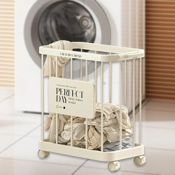 Laundry Cart - Beige (12557-13)