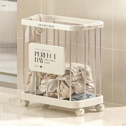 Laundry Cart - Beige (12557-13)