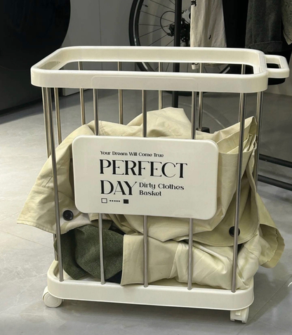 Laundry Cart - Beige (12557-13)