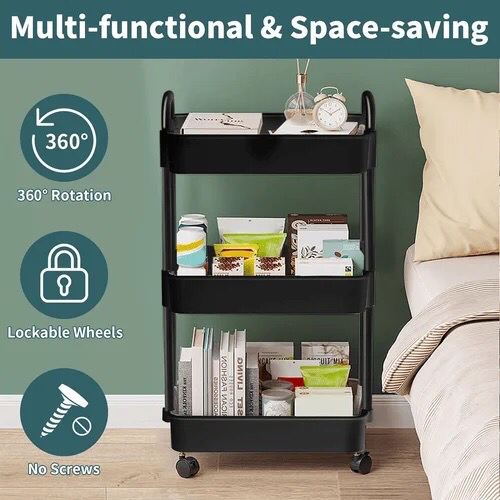 3-Tier Rack Trolley (294-3)