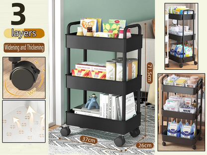 3-Tier Rack Trolley (294-3)