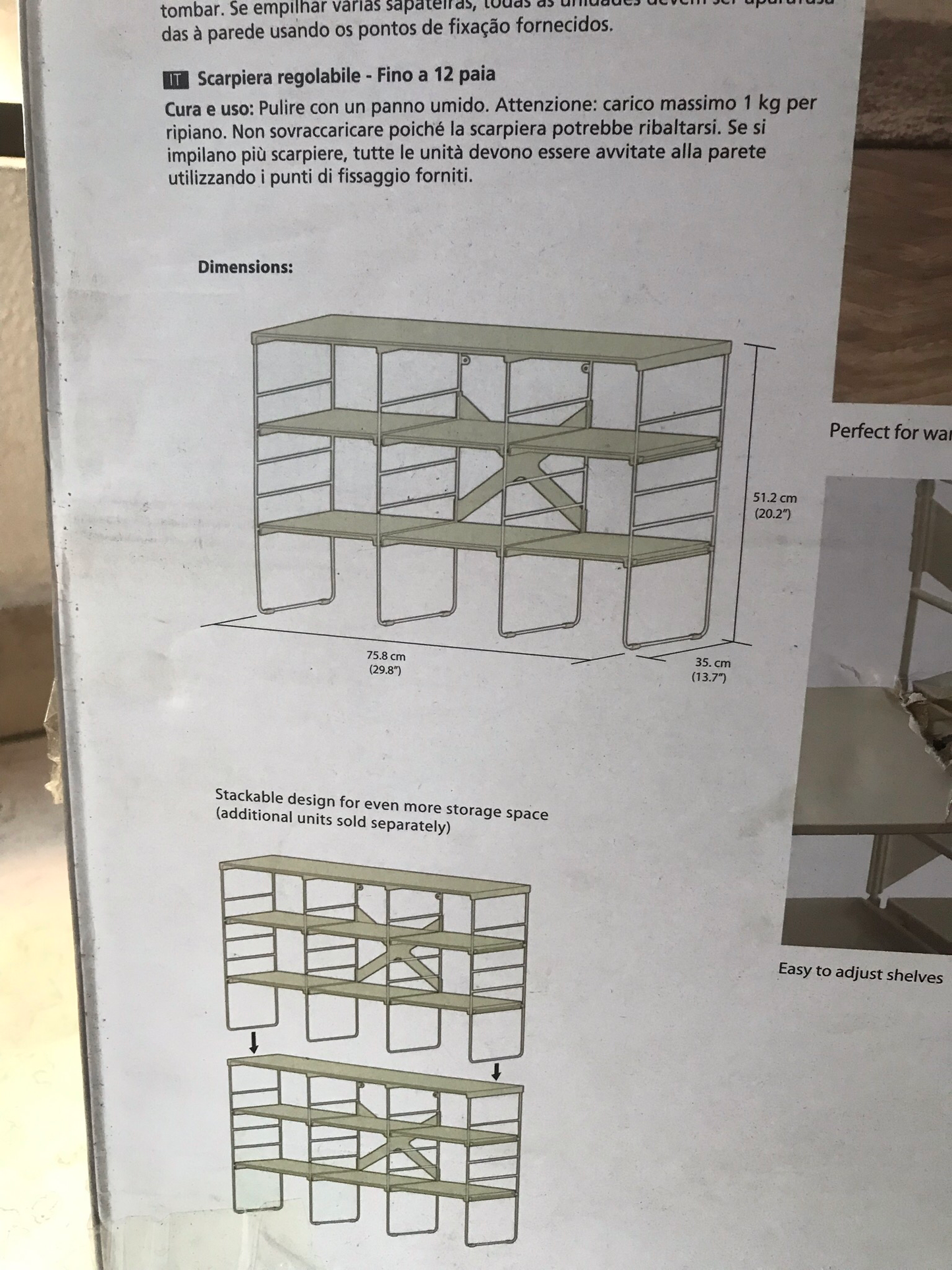 Adjustable Shoe Rack (LBN-336)