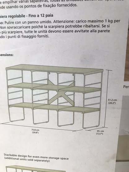 Adjustable Shoe Rack (LBN-336)