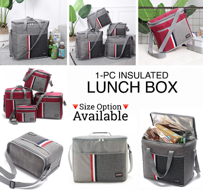 Insulated Lunch Bag (Burgundy)
