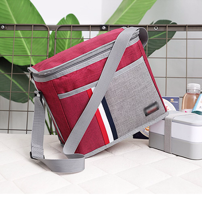 Insulated Lunch Bag (Burgundy)