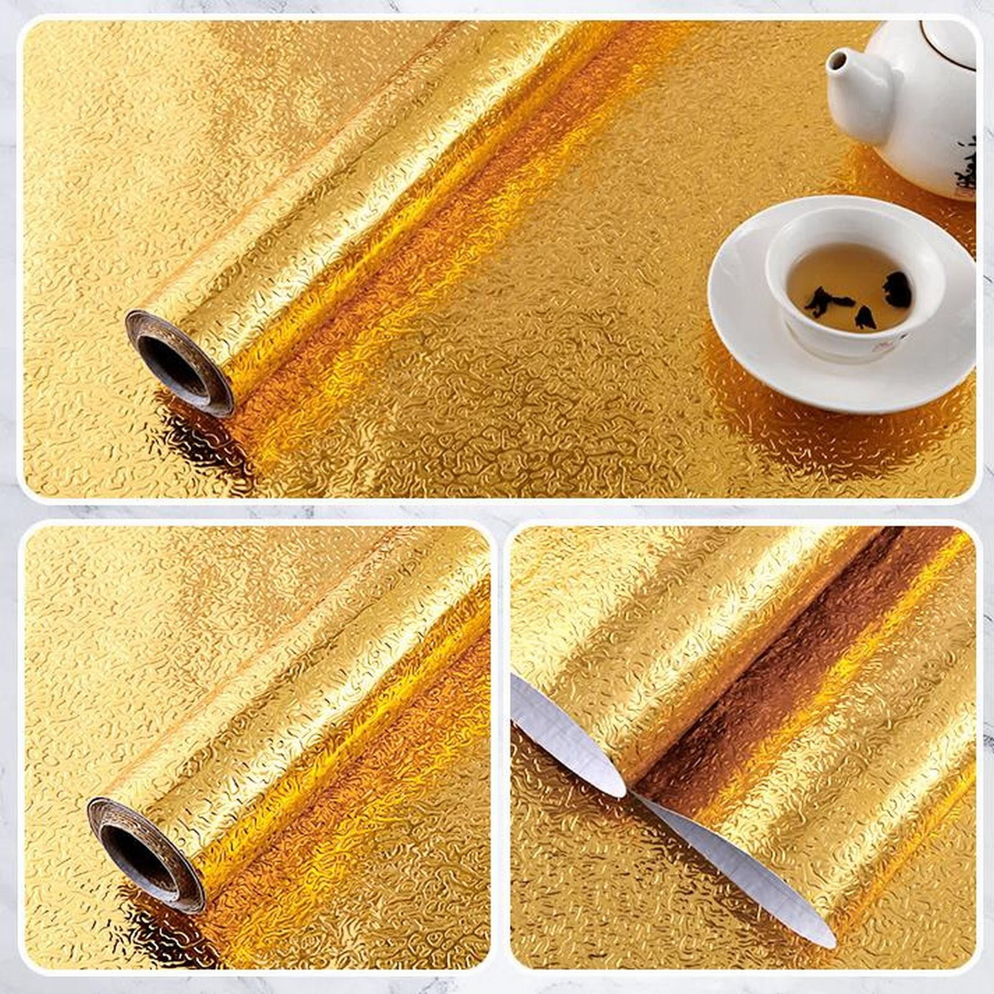 Stickers 60cm X 3m (Gold)