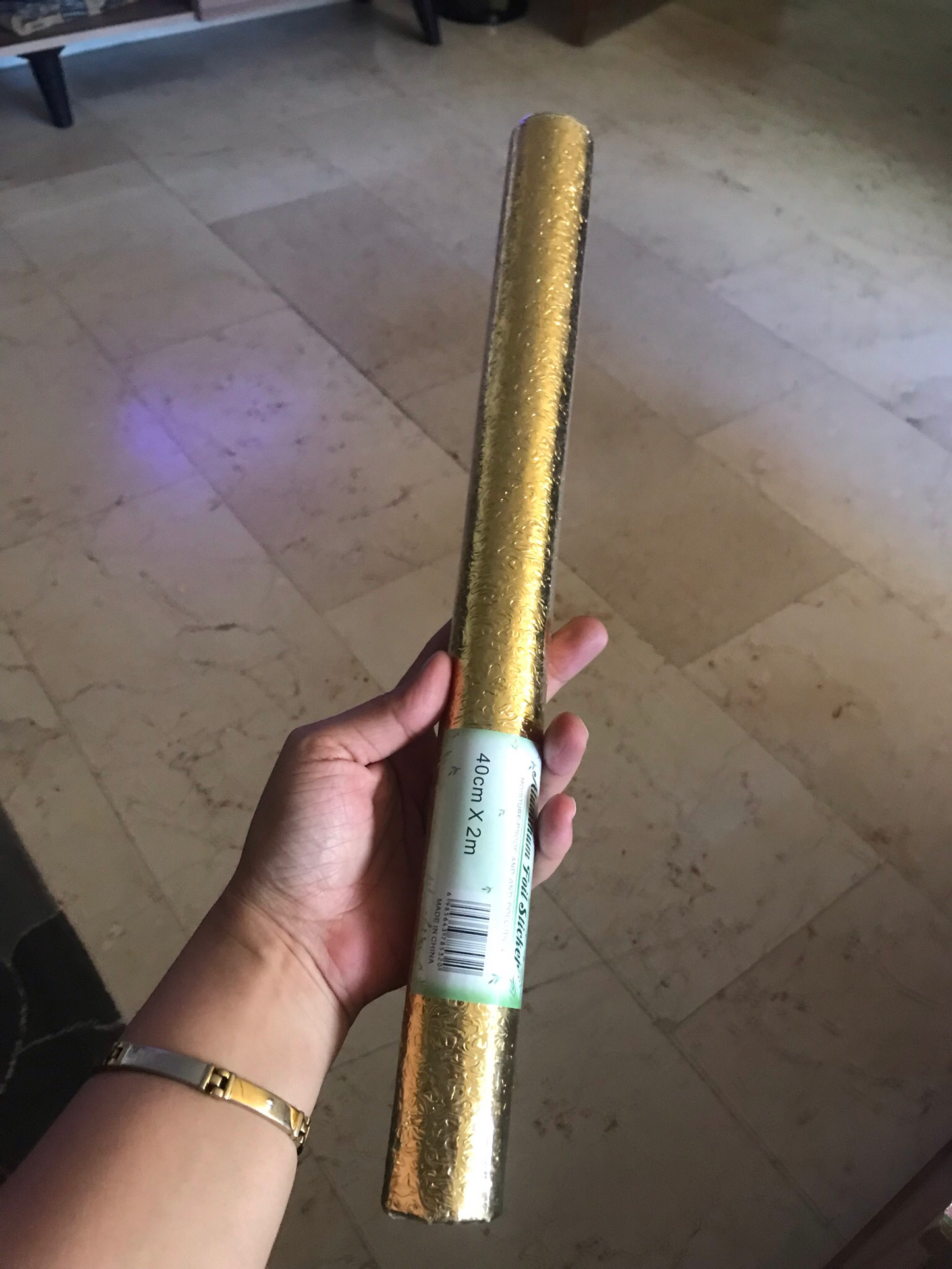 Stickers 60cm X 3m (Gold)