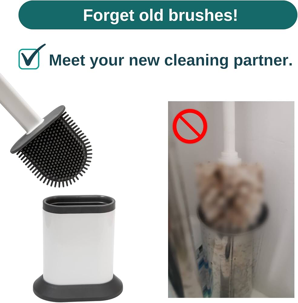 Silicone Toilet Brush (850210)