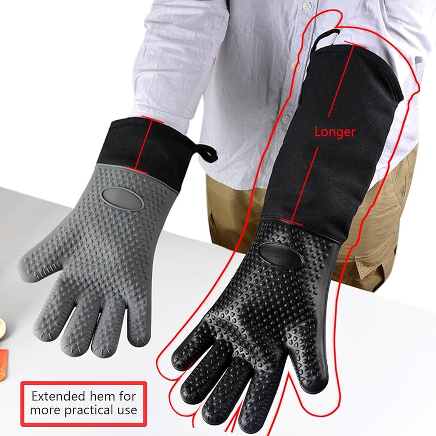 Extra Long Oven Mitt