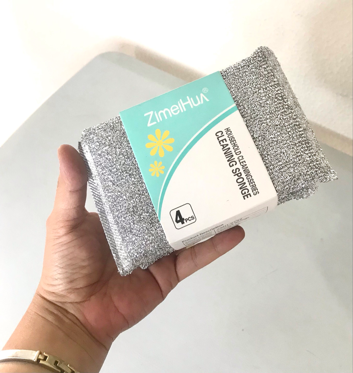 4-Pcs Scrub Sponge