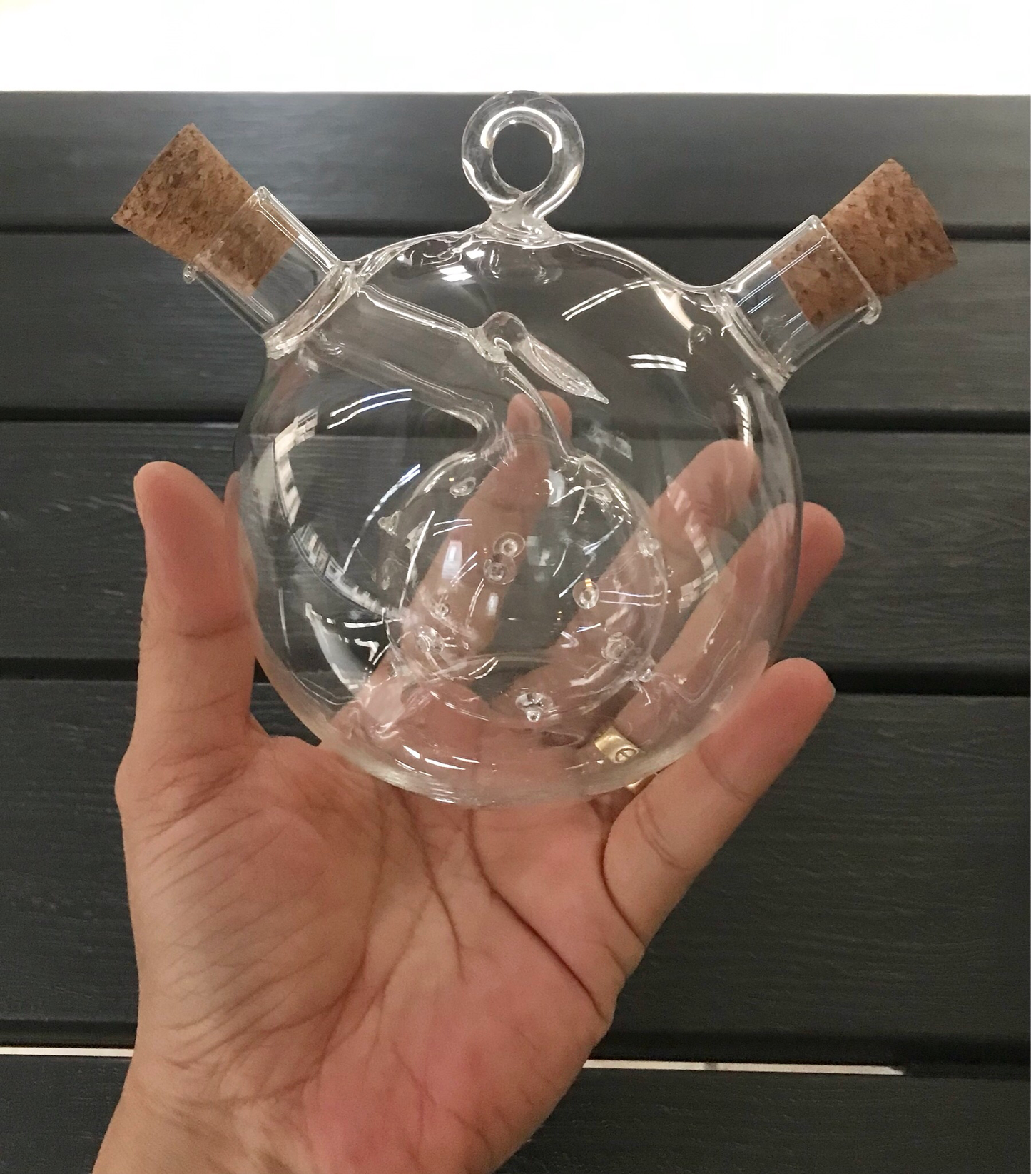 Oil/Vinegar Glass Bottle (18-5)