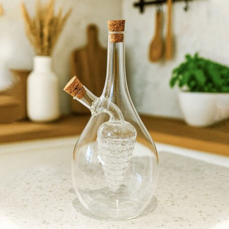 Oil/Vinegar Glass Bottle (18-4)