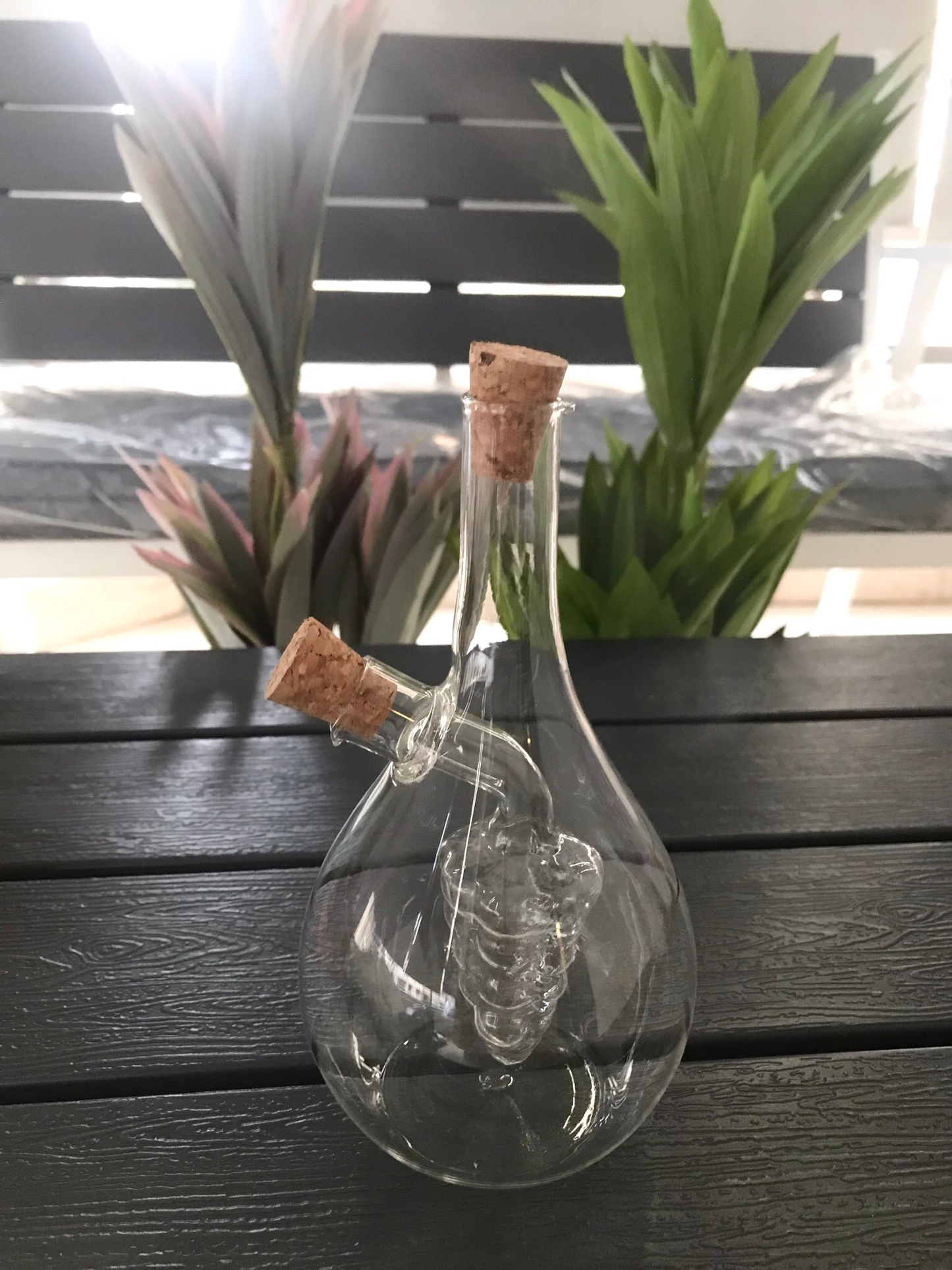 Oil/Vinegar Glass Bottle (18-4)