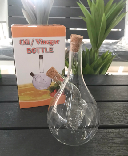 Oil/Vinegar Glass Bottle (18-4)