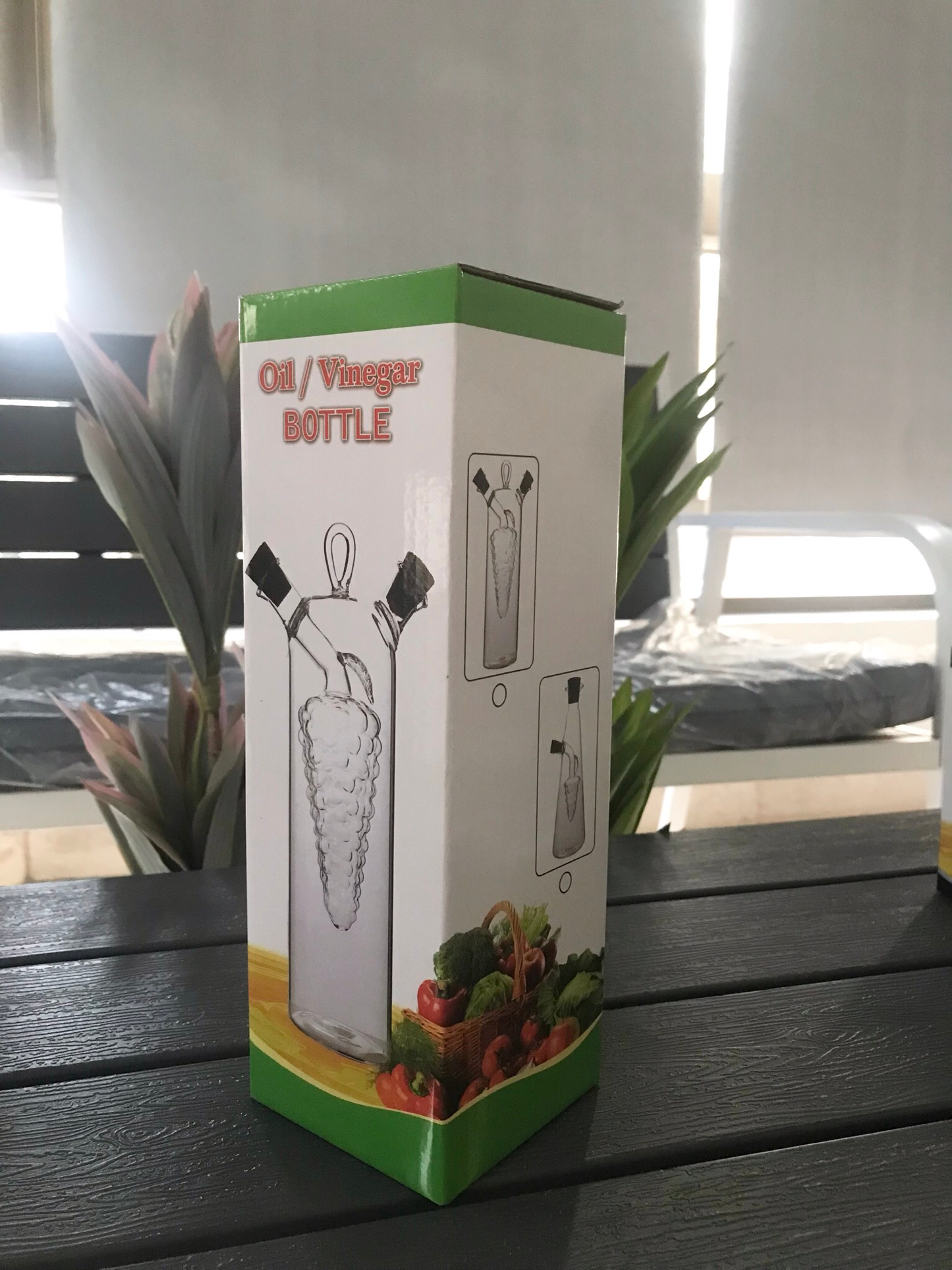 Oil/Vinegar Glass Bottle (18-2)