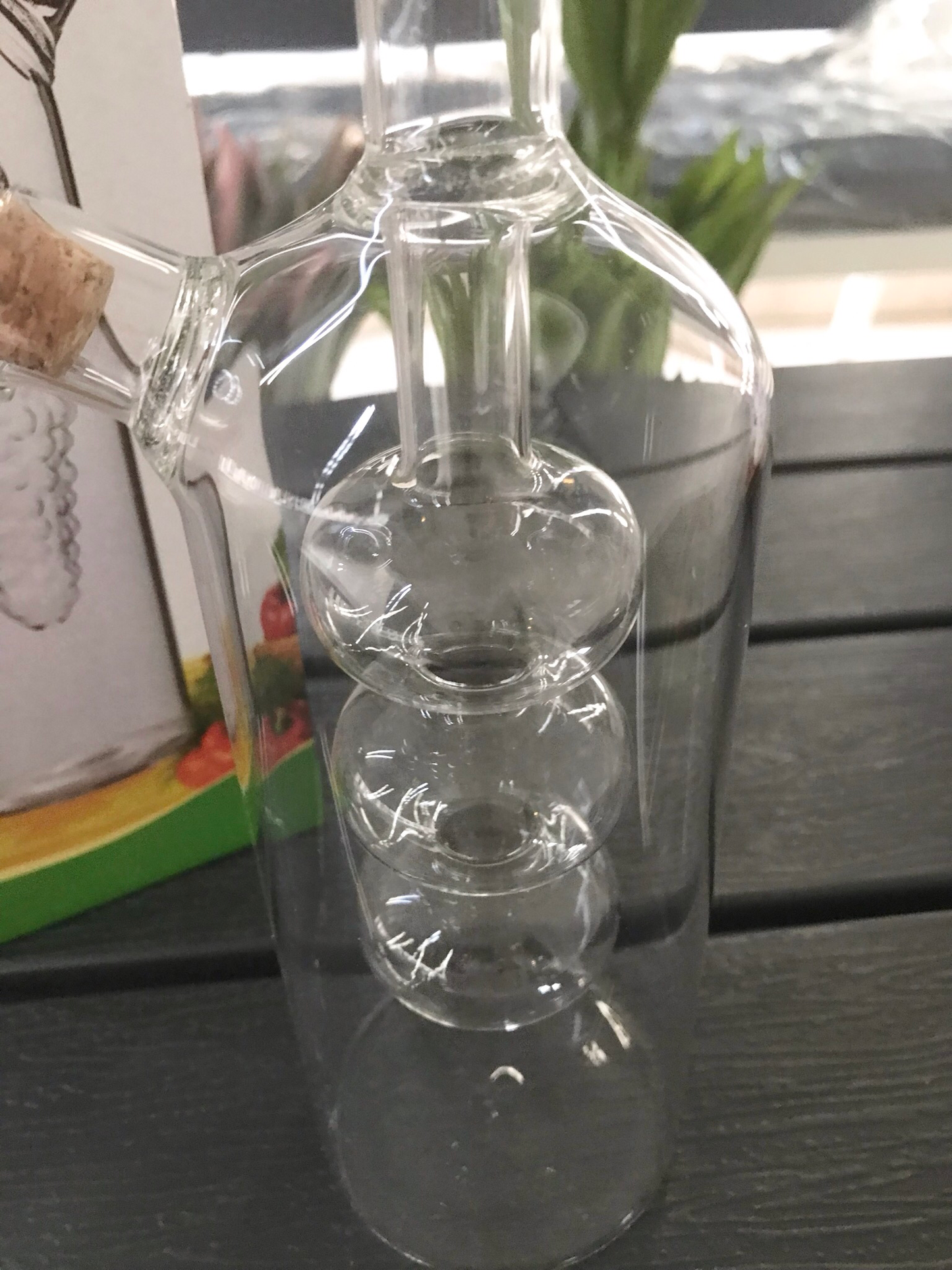 Oil/Vinegar Glass Bottle (18-2)