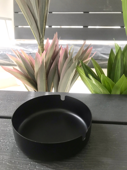 Black Metal Ashtray