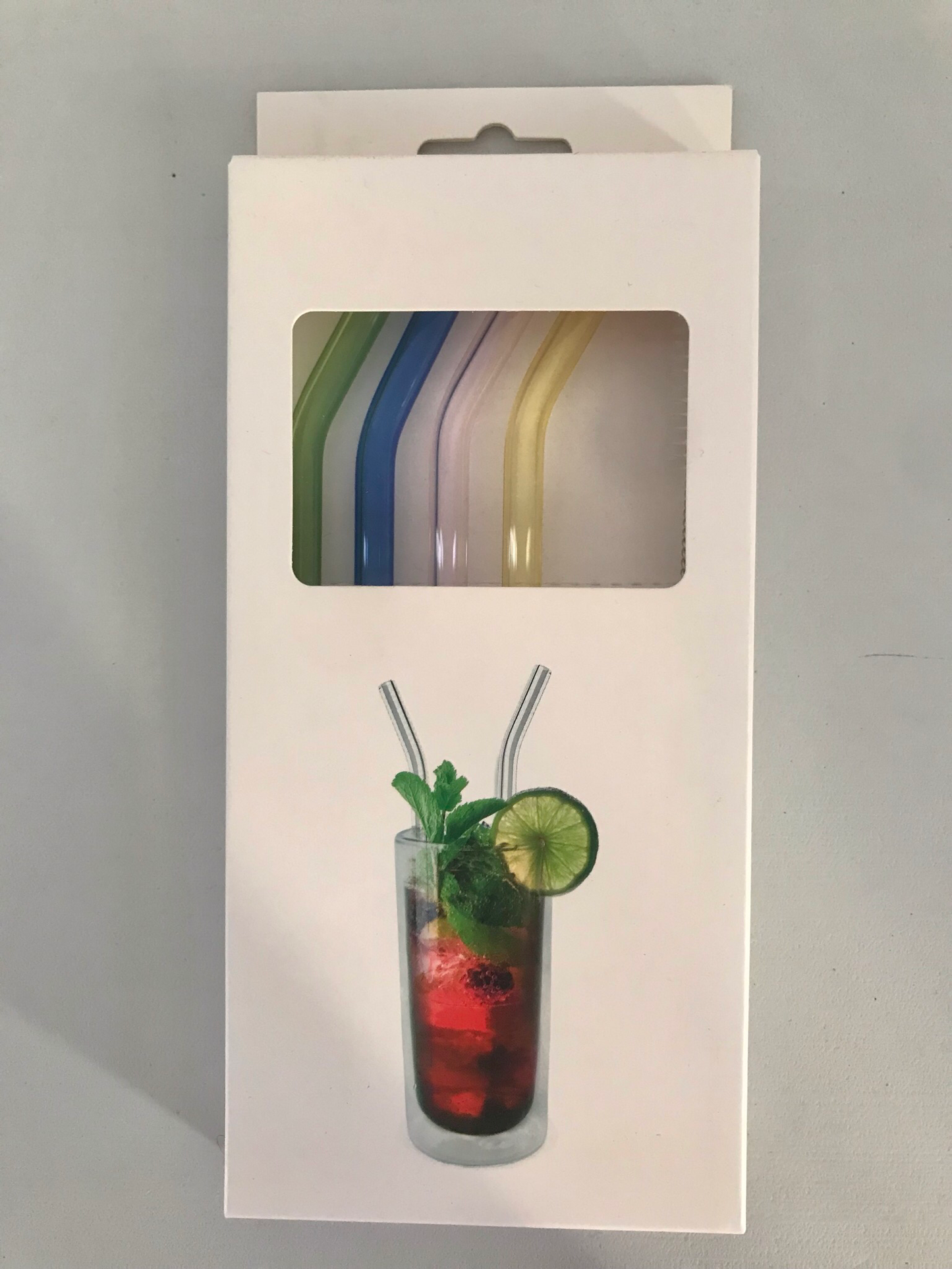 Colorful Glass Straws