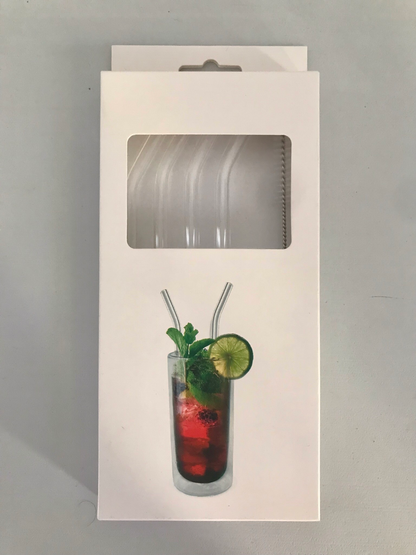 Clear Glass Straws