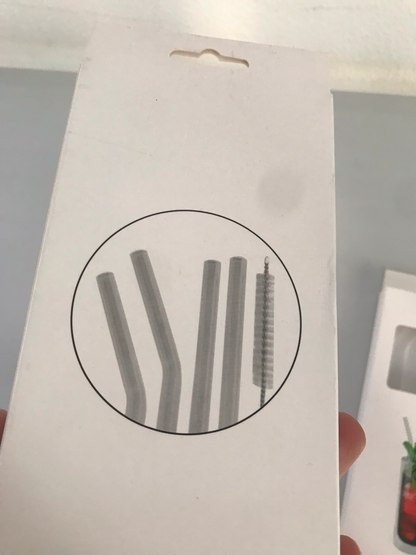 Clear Glass Straws