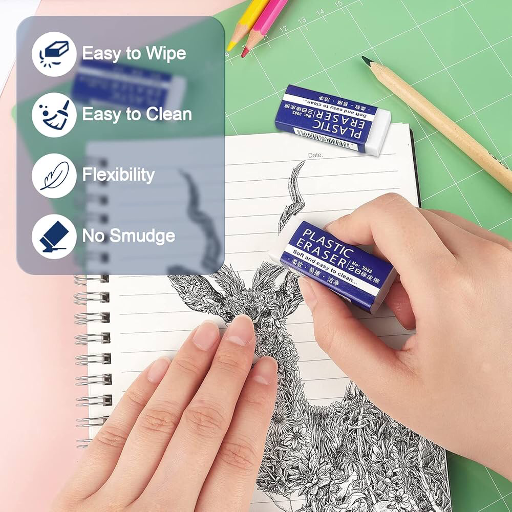 30-Pcs Erasers (2B)