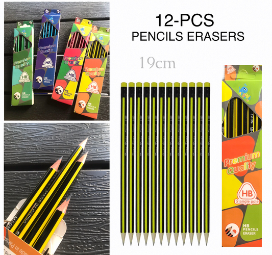 12-Pcs Pencils (HB)
