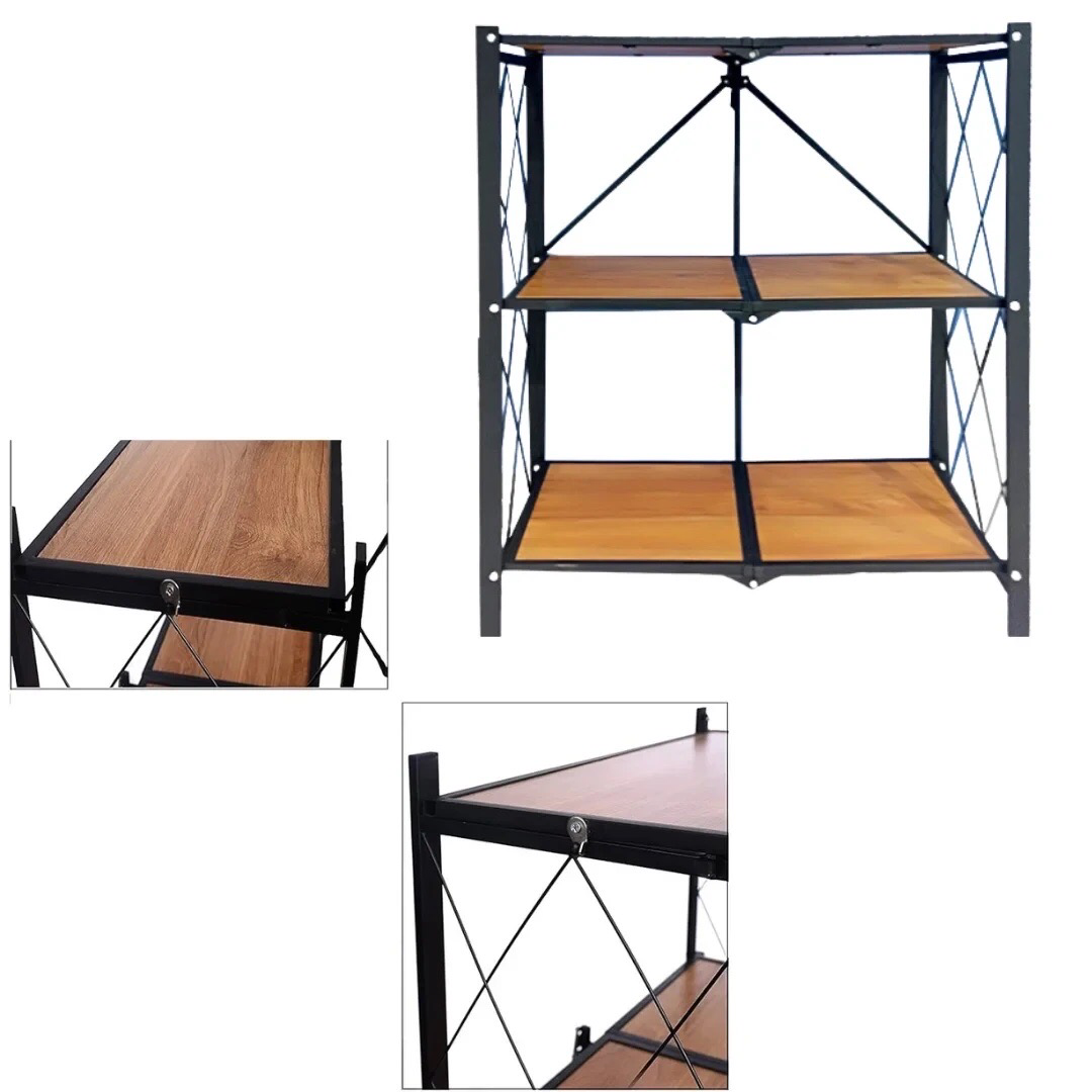 3-Tier Foldable Shelves