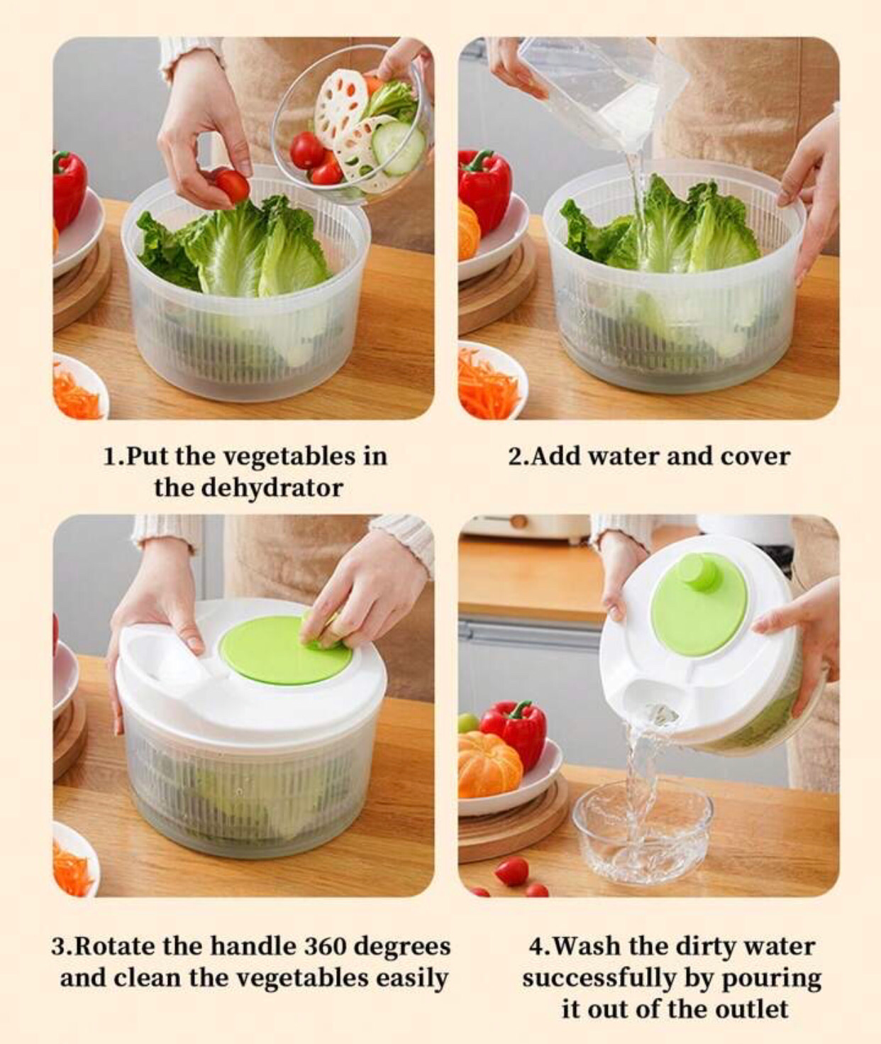 3L Salad Spinner