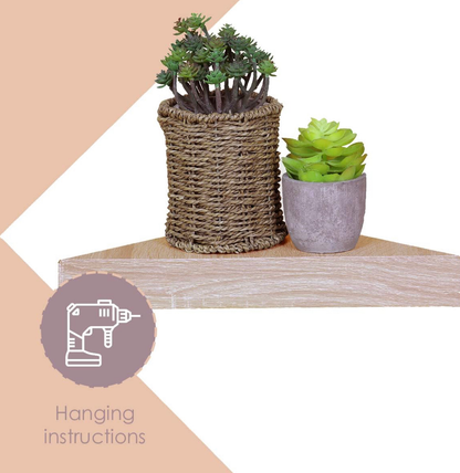 Triangular Corner Shelf (486-5)