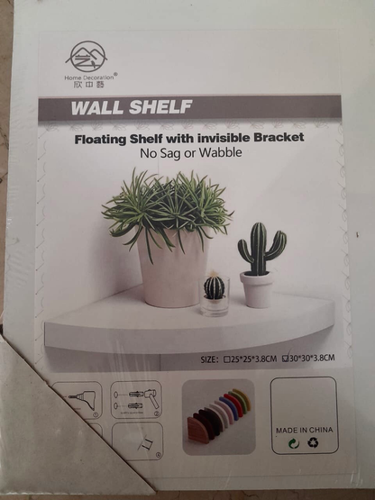 Floating Corner Shelf (486-4)