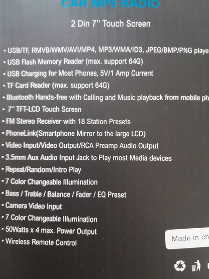 Car MP5 Monitor
