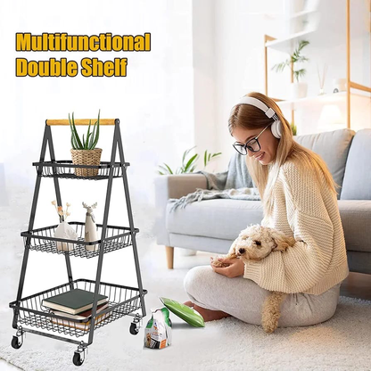 3-Tier Basket Cart (MJ-3033)