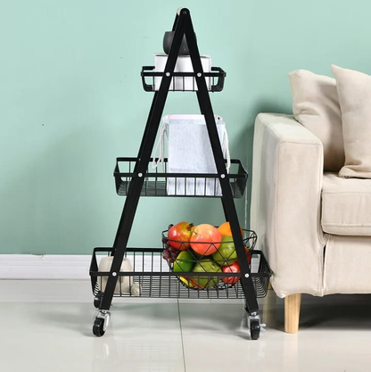3-Tier Basket Cart (MJ-3033)