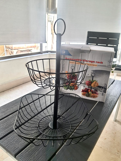 2-Tier Fruit Basket (F-174)