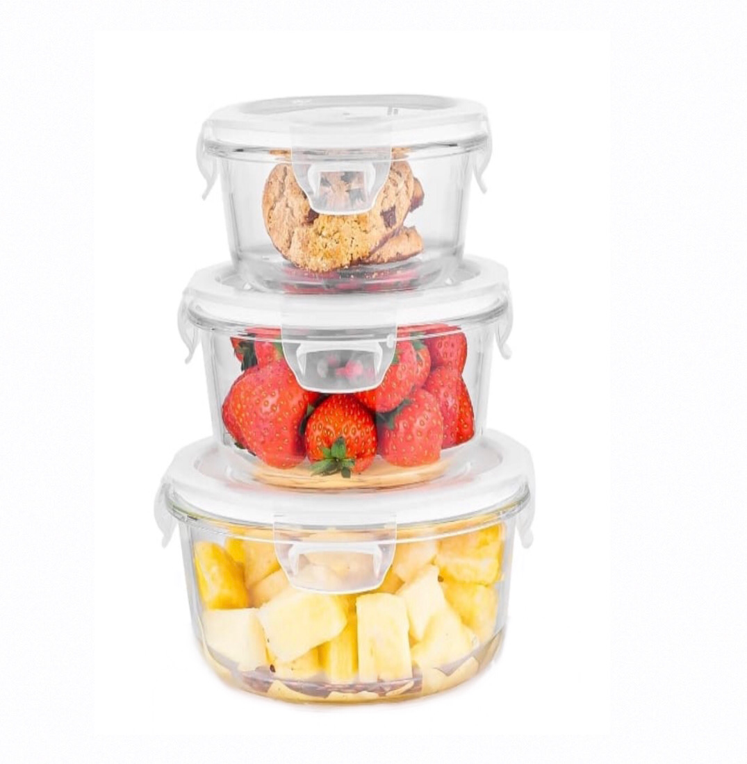 3-Pcs Glass Bowls (MA-647)