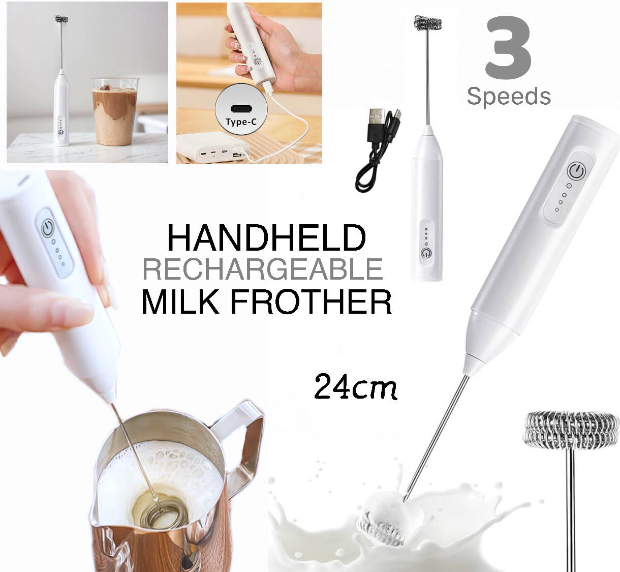 Rechargeable Frother (MA-446)