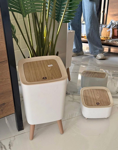 Push Up Lid Trashbin (Square)