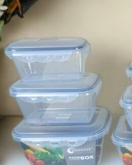 3-Pcs Glass Containers