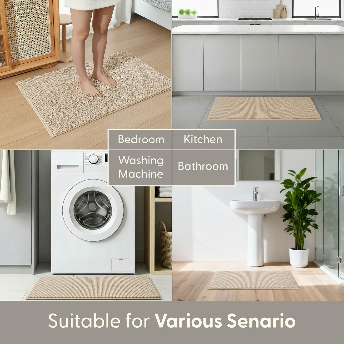 Microfiber Bath Mat (MA-588)