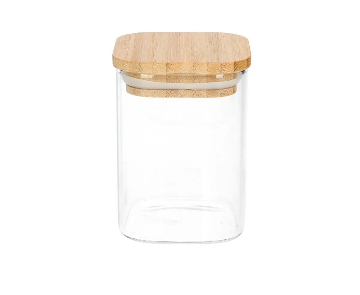 “Phoenix” Square Spice Glass Jar