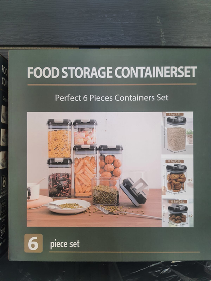 6-Pcs Food Containers