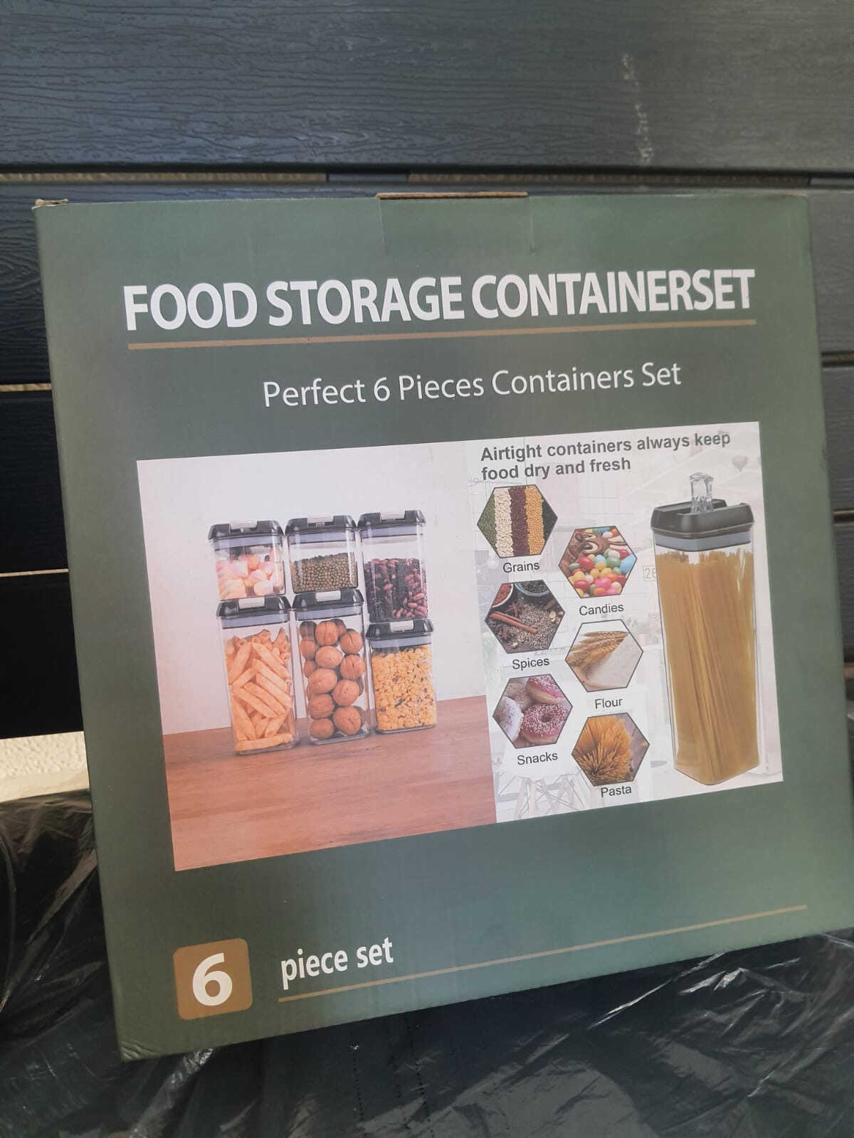 6-Pcs Food Containers
