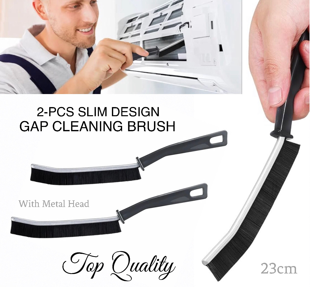 2-Pcs Slim Brushes