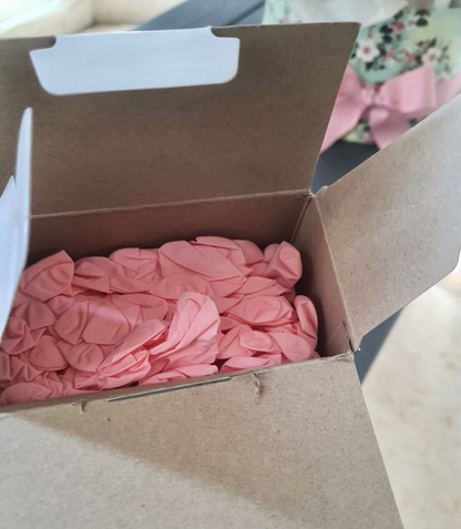 Pink Disposable Gloves (100-Pc)