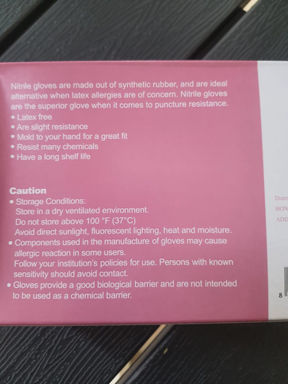 Pink Disposable Gloves (100-Pc)