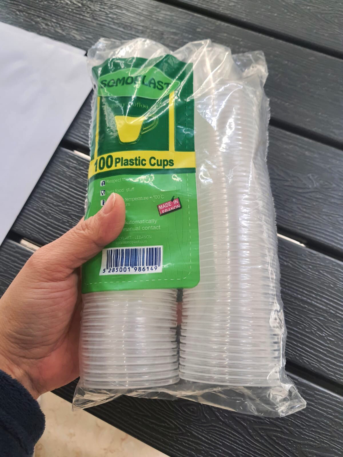 100-Pc Plastic Espresso Cups