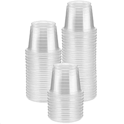 100-Pc Plastic Espresso Cups