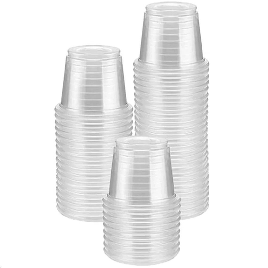100-Pc Plastic Espresso Cups