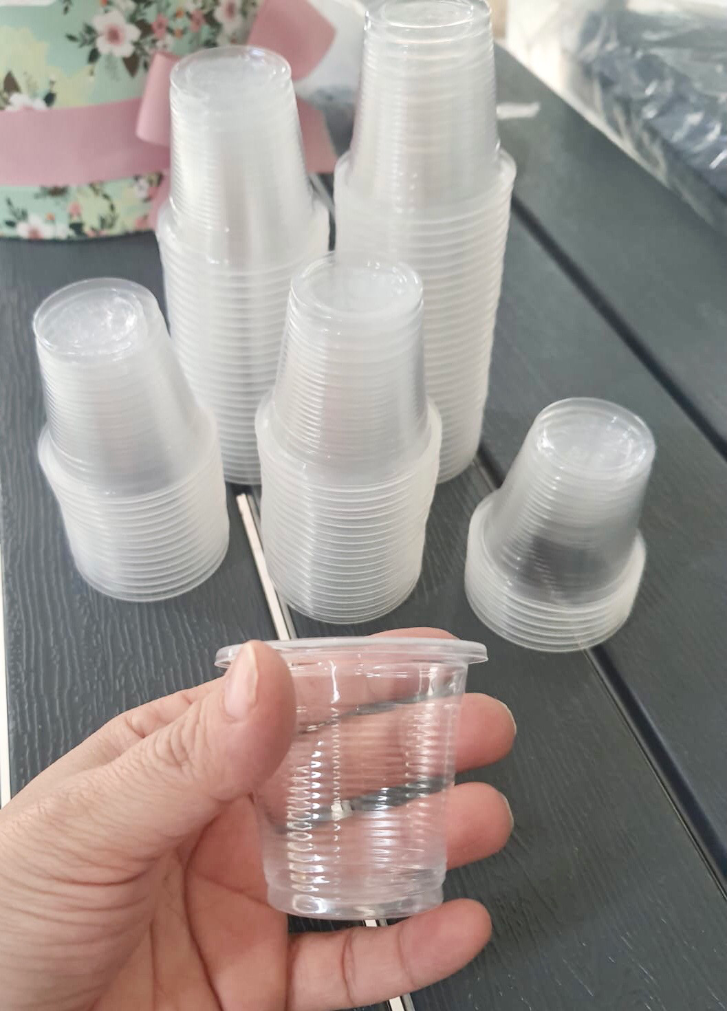 100-Pc Plastic Espresso Cups