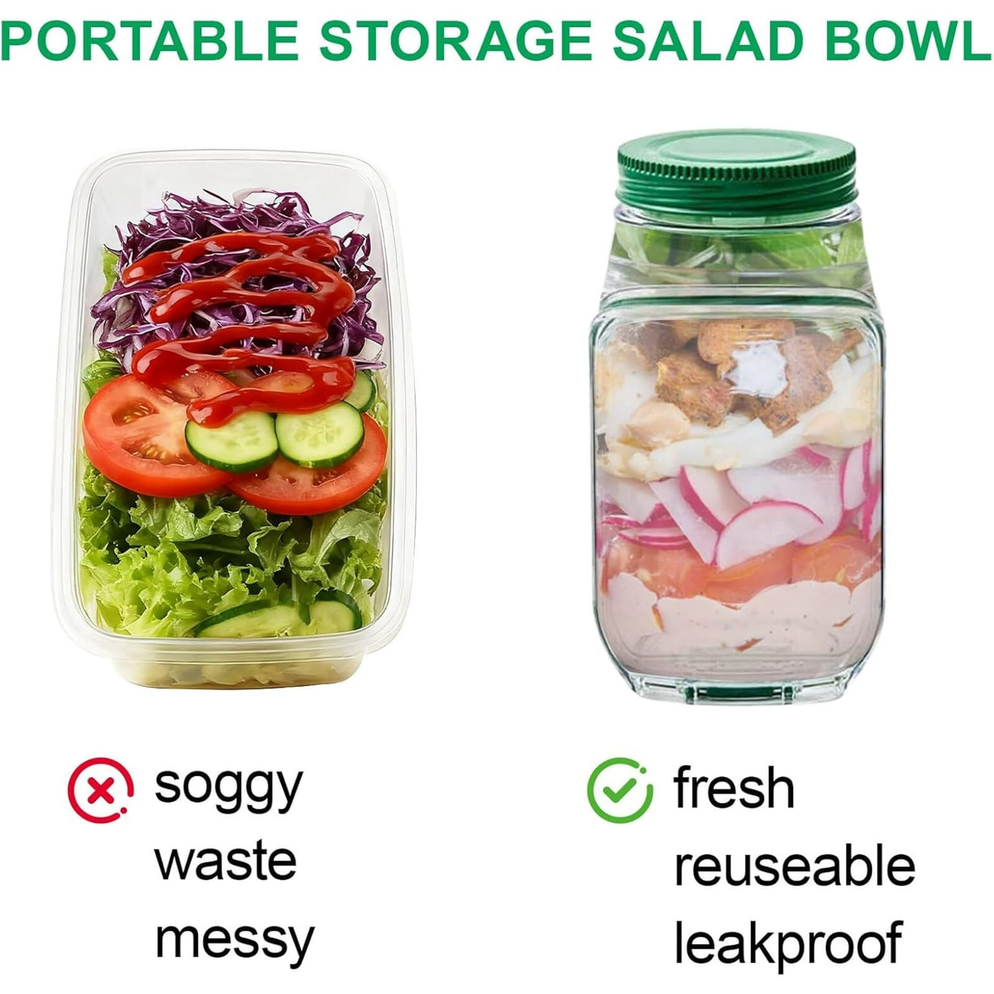 Salad Pod Jar